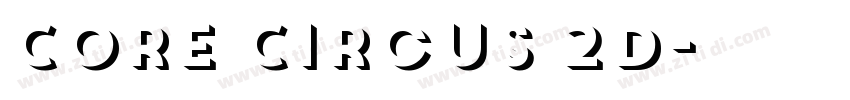 Core Circus 2D字体转换